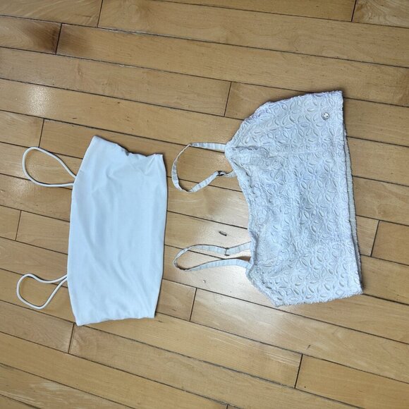 ABErCROMBIE & FITCH Lace Bralette Cropped Top Bra Top Size Small w Shein Top - Picture 3 of 8